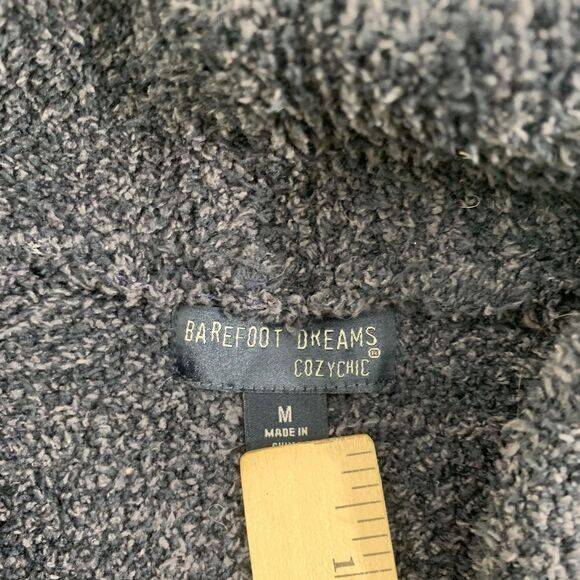 Barefoot Dreams Sweater Mens Medium CozyChic Shawl Cardigan Soft Knit Button - Picture 6 of 16